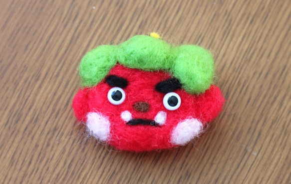 マグネット鬼さん 節分 2月の飾り物 羊毛フェルト 羊毛フェルト