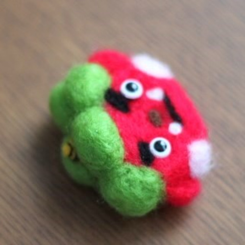 マグネット鬼さん 節分 2月の飾り物 羊毛フェルト 羊毛フェルト