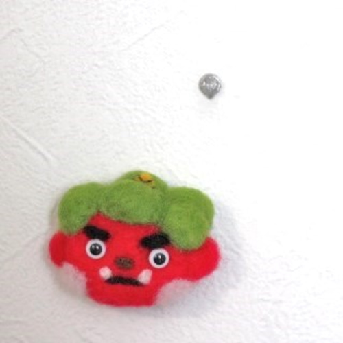 マグネット鬼さん 節分 2月の飾り物 羊毛フェルト 羊毛フェルト