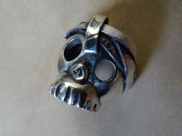 Mummy Skull Head Pendant ミイラ・スカルペンダント 1枚目の画像