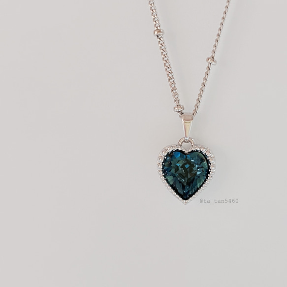 【Bluegray necklace】 2枚目の画像