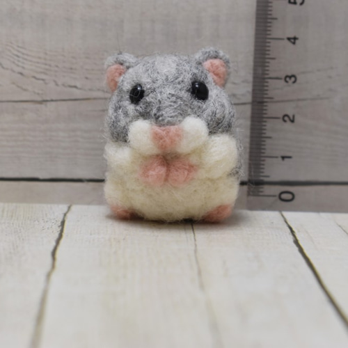 ラストおひとつ！！！ 羊毛フェルト ハムスター ノーマル