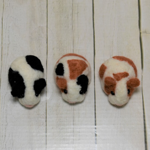 くまこ様専用♪モルモットちゃん2匹 羊毛フェルト ハンドメイド