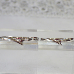 結婚指輪セット Pt900 V字隠れハートリング 指輪・リング ジュエリー