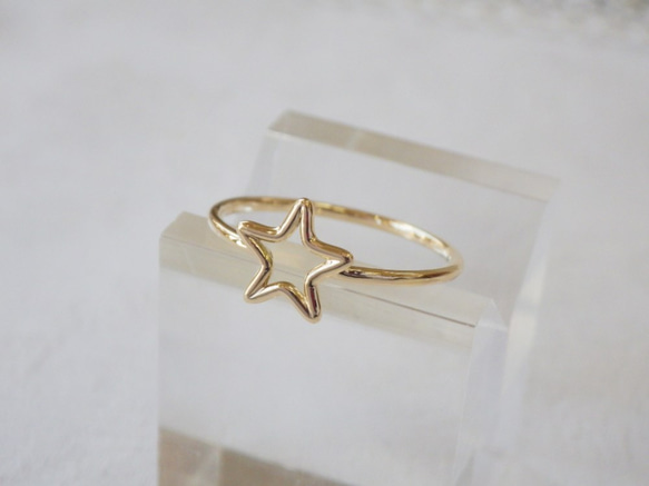 み*い様 K18WG ホワイトゴールド　星型　リング み*い様 K18WG ホワイトゴールド 星型 リング み*い様 K18WG