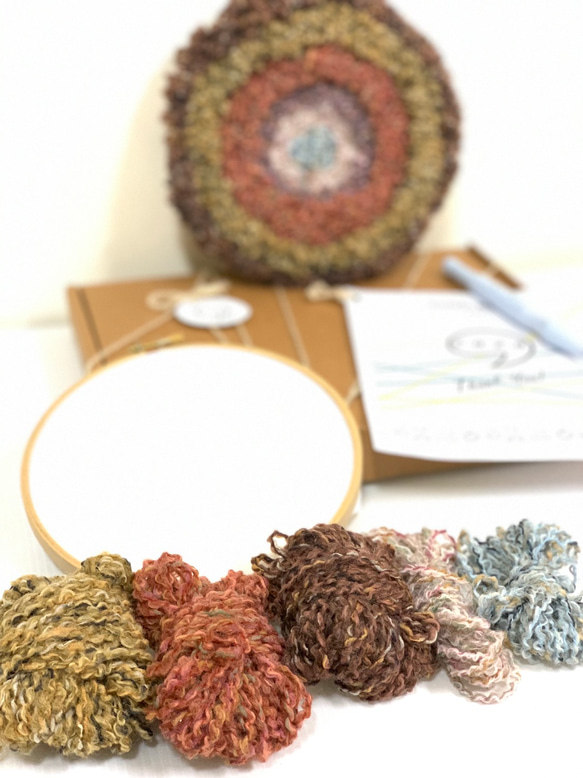 戳戳樂刺繡工具包 punch needle kit-宇宙黑洞 第3張的照片