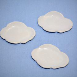 雲の小皿　(3枚セット) 1枚目の画像