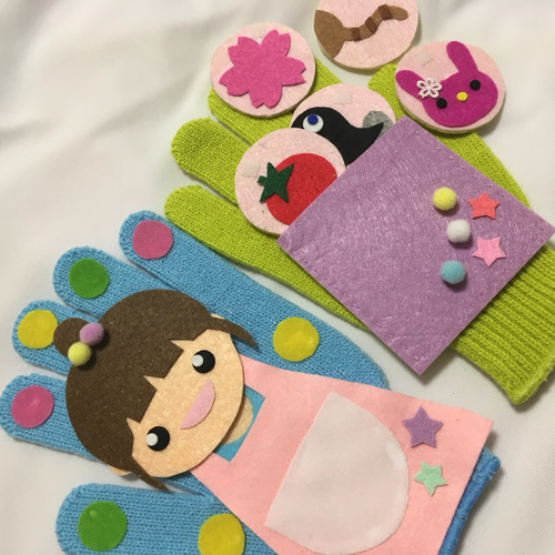 自己紹介 手袋シアター 雑貨・その他 nco 通販 3399527｜Creema(クリーマ)