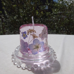 受注製作】ボタニカルキャンドル(幸せの四つ葉のクローバー