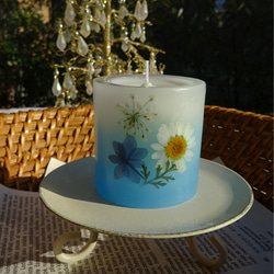 キャンドル hana 受注製作】ボタニカルキャンドル(幸せの四つ葉の