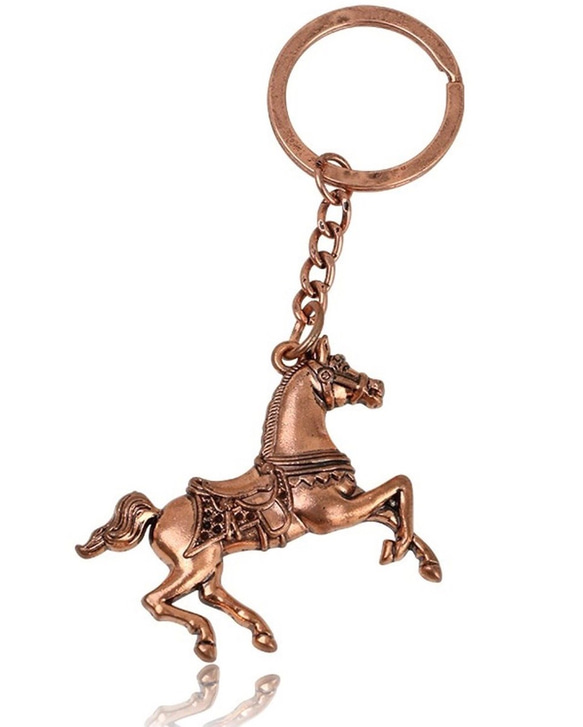 乗馬 馬キーホルダー ブロンズ キーホルダー なな 通販 11306503