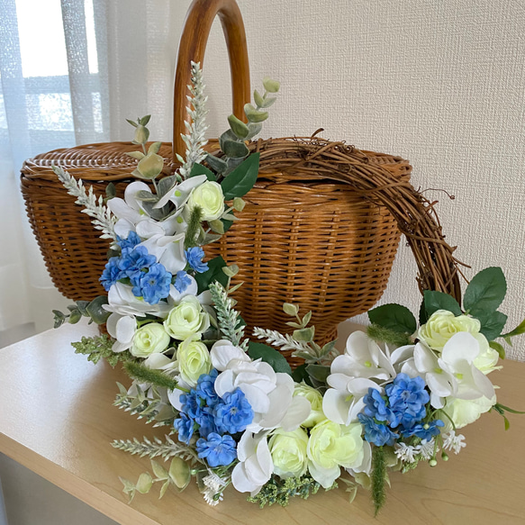 アーティフィシャルフラワーリース リース nanna 通販 12149787