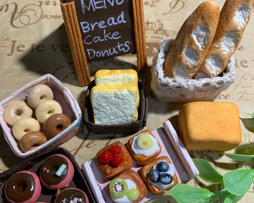 ミニチュアパン屋さん 立体・オブジェ 中吉 通販 12967362