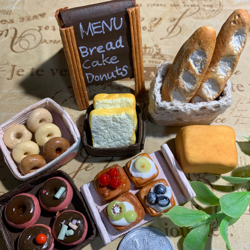 ミニチュアパン屋さん 立体・オブジェ 中吉 通販 12967362