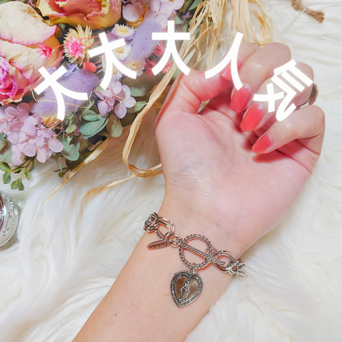 不思議のメダイ チェーンブレスレット マリア様 ブレスレット La