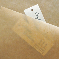 サイズオーダー　ロウ引き紙 平袋（小）3枚セット　ワックスペーパーバッグ　蝋引き紙ラッピングバッグ　プレゼント包装 5枚目の画像