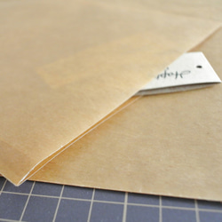 サイズオーダー　ロウ引き紙 平袋（小）3枚セット　ワックスペーパーバッグ　蝋引き紙ラッピングバッグ　プレゼント包装 6枚目の画像