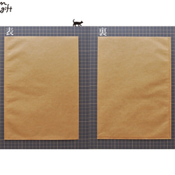 ロウ引き紙 平袋（L）ラッピングセット　ワックスペーパーバッグ　蝋引き紙プレゼント包装　ギフト　タグ　シール　リボン 2枚目の画像
