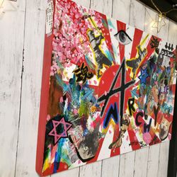 ART/Collage【ANARCHYと大和魂】現代アート/日本 5枚目の画像