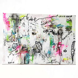 S2号】I'm Fear the savage peoples【現代アート】 絵画 Chika