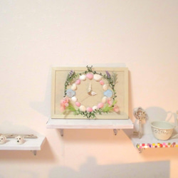 botanical clock : lavender cherryblossoms 3枚目の画像