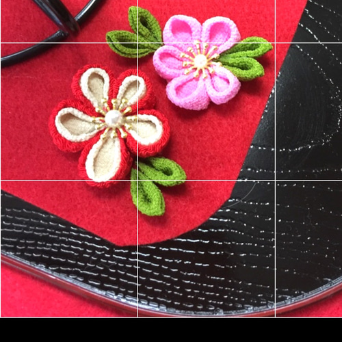 つまみ細工の花玉の吊るし飾り カーテン sumomo 通販 8690560｜Creema