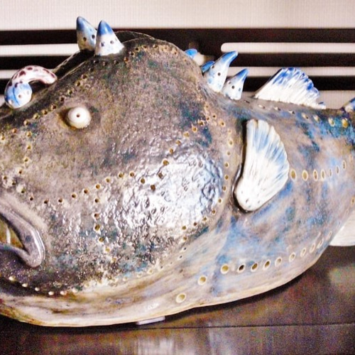 オブジェ 提灯鮟鱇 その他置物 花鳥風魚庵 通販 1283446｜Creema