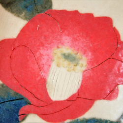 片口盛り鉢　紅椿 6枚目の画像