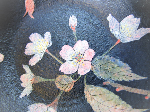 片口盛り鉢　紅山桜 4枚目の画像