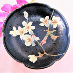 梅型深鉢　山桜 3枚目の画像