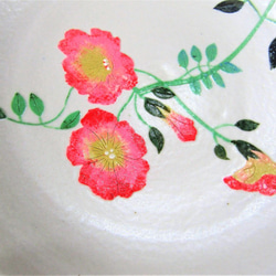 盛り皿　凌霄花（ノウゼンカズラ） 2枚目の画像