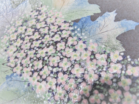 盛り皿・柏葉紫陽花（かしわばあじさい） 10枚目の画像