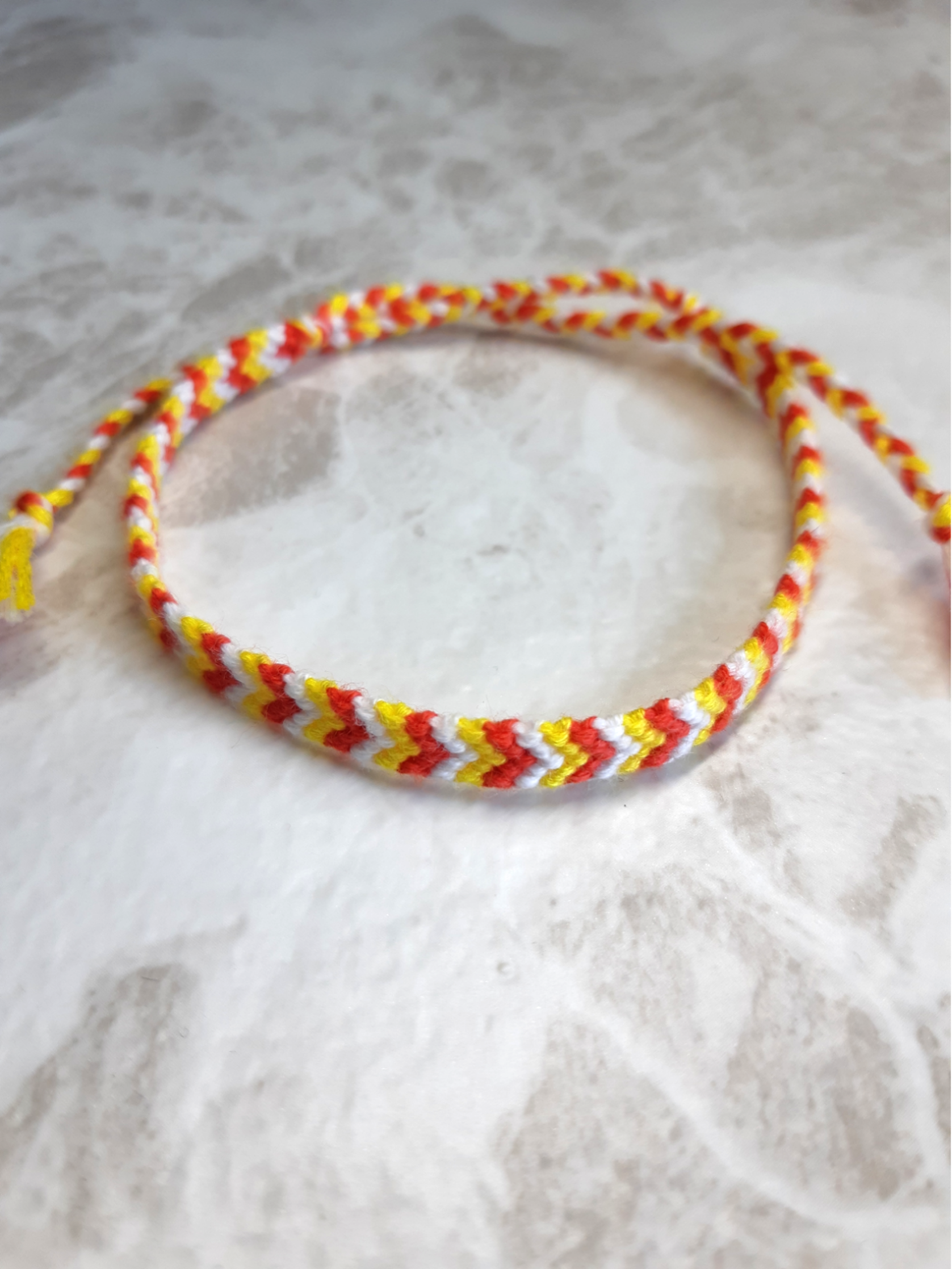 オーダー受付中 ミサンガ ミサンガ V字編み 色オーダー可 アンクレット maa 通販 7969848