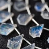 【8粒】ブルームーンストーン タブレットスライスカット (ビーズ素材)★ANAM gems