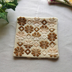 M様オーダー作品」こぎん刺しのテーブルセンターマット ランチョン