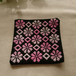 こぎん刺しのコースター コースター hoshino kogin 通販 7970120