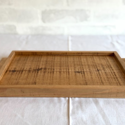 木製カフェトレー　（小）　古材風　ハンドメイド　RＰ 1枚目の画像