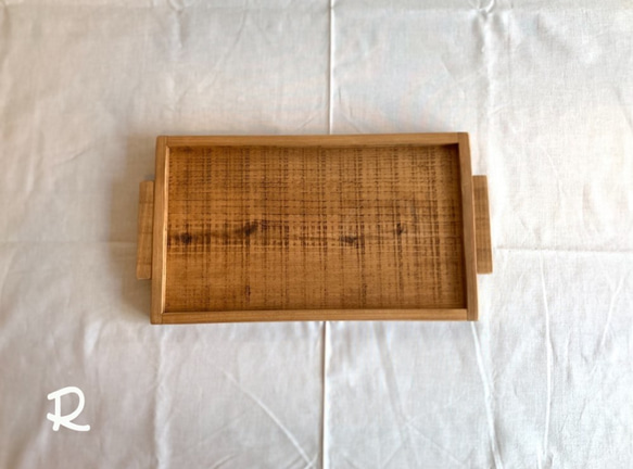 木製カフェトレー　（小）　古材風　ハンドメイド　RＰ 4枚目の画像
