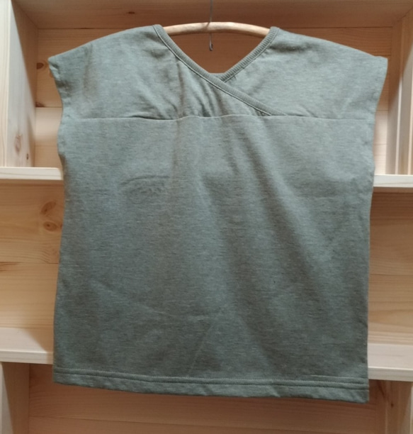 『夏の福袋』オーガニックcottonニットセットアップフレンチスリーブシャツ＆ショートパンツ（80cm～120cm） 4枚目の画像