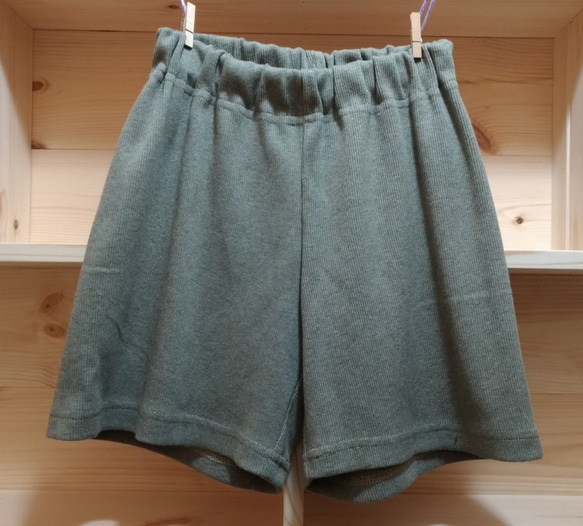 『夏の福袋』オーガニックcottonニットセットアップフレンチスリーブシャツ＆ショートパンツ（80cm～120cm） 7枚目の画像