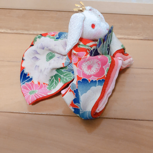ちりめん細工 うさぎのお雛様 ひな祭り 雛祭り ひな人形・雛飾り