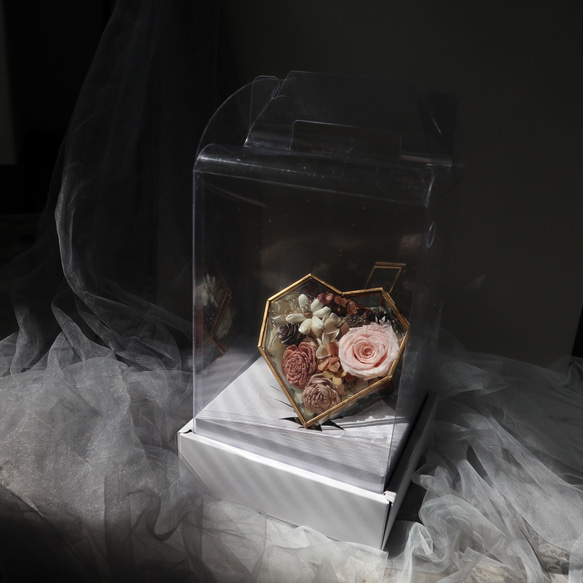 《春天嫩粉玫瑰愛心珠寶盒》 第4張的照片
