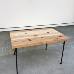 オリジナルテーブル　お洒落アイアンカフェテーブル　インスタ映え 1枚目の画像