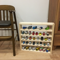 トミカ収納棚　ミー母 トミカ収納棚9段 140台収納 木製 おもちゃ・人形 大人の少年 通販