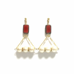 おばあちゃんのジュエリーBOXで見つけたアクセサリー【Red】 5枚目の画像