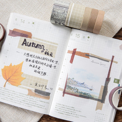 【甜美梦境系列】10卷套装和纸胶带 手账日记DIY素材 第1張的照片