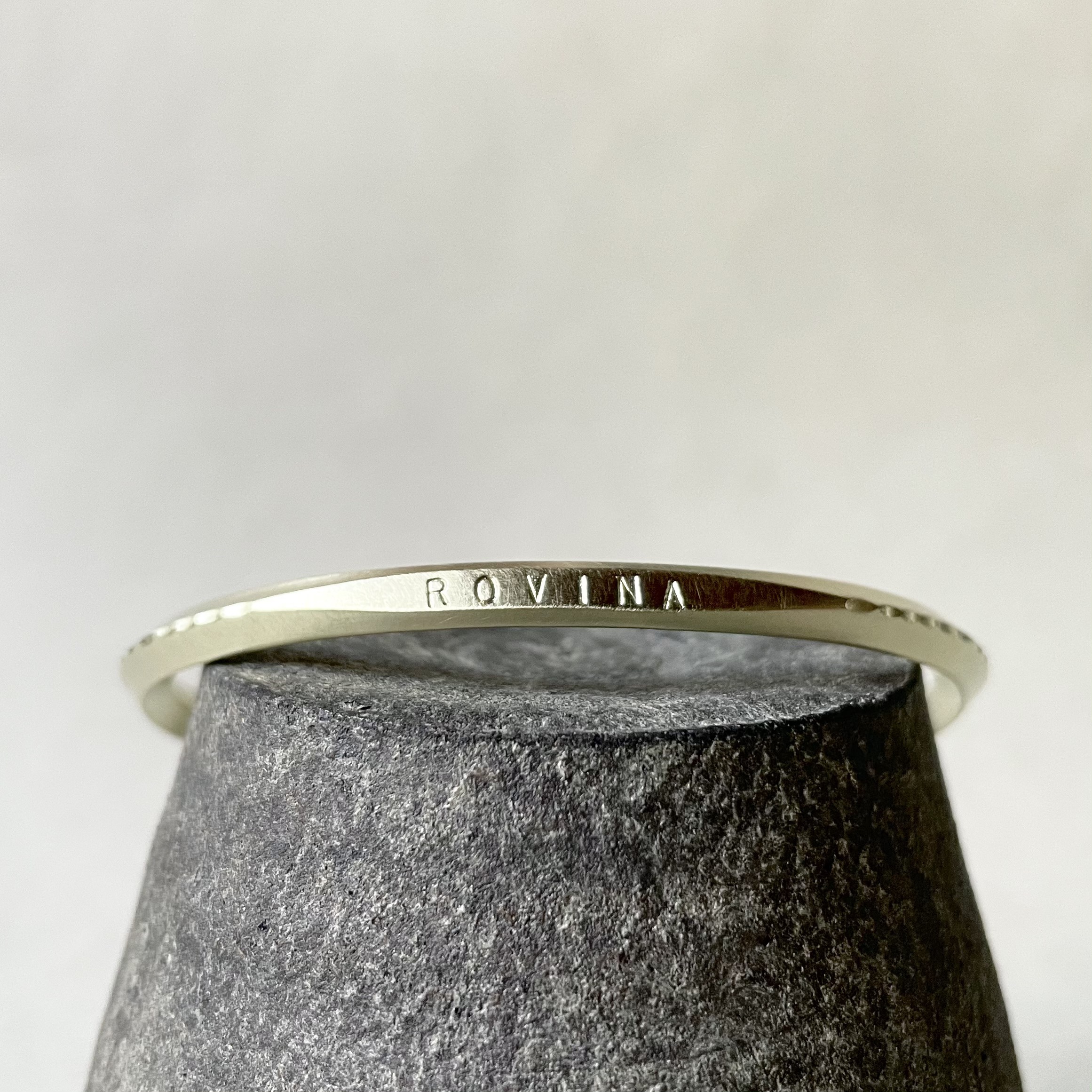 真鍮「レターバングル」刻印無料