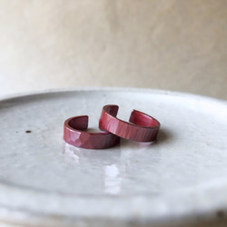 深紅銅「凹槽環」5mm寬 第3張的照片