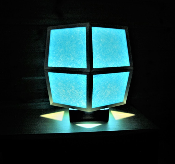 インテリア照明　翠玉　RK12TF-2　菱形１２面体　テーブルライト 8枚目の画像