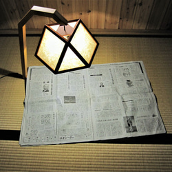インテリア照明　正三角台塔Ⅱ　B8KF-7　立方８面体　デスクライト 10枚目の画像